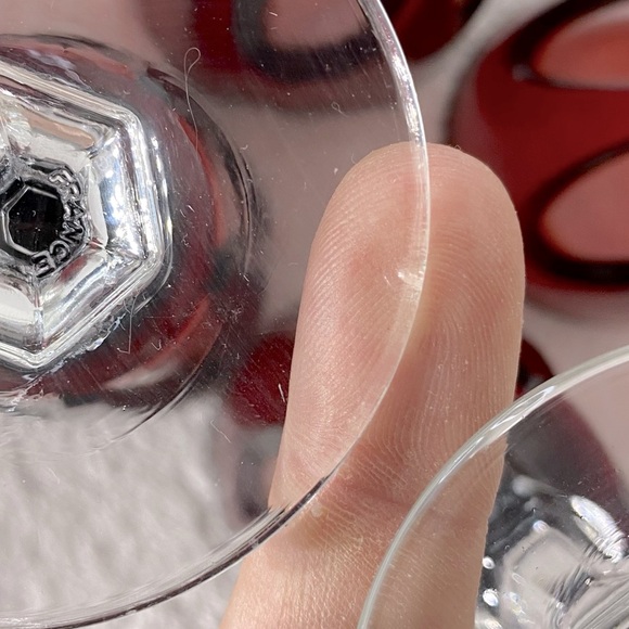 Vintage 1970’s Luminarc Arcoroc Small Gothic Red Wine Glasses x6 - Picture 10 of 11